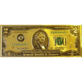 Tiền 2usd vàng