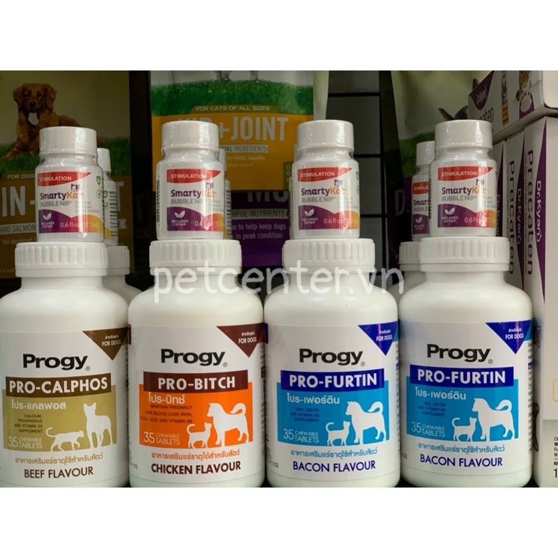 35 Viên Nhai Vị Thịt Tăng Cường Cải Thiện Các Vấn Đề Về Da Và Lông Ở Chó Mèo PROGY PRO-FURTIN