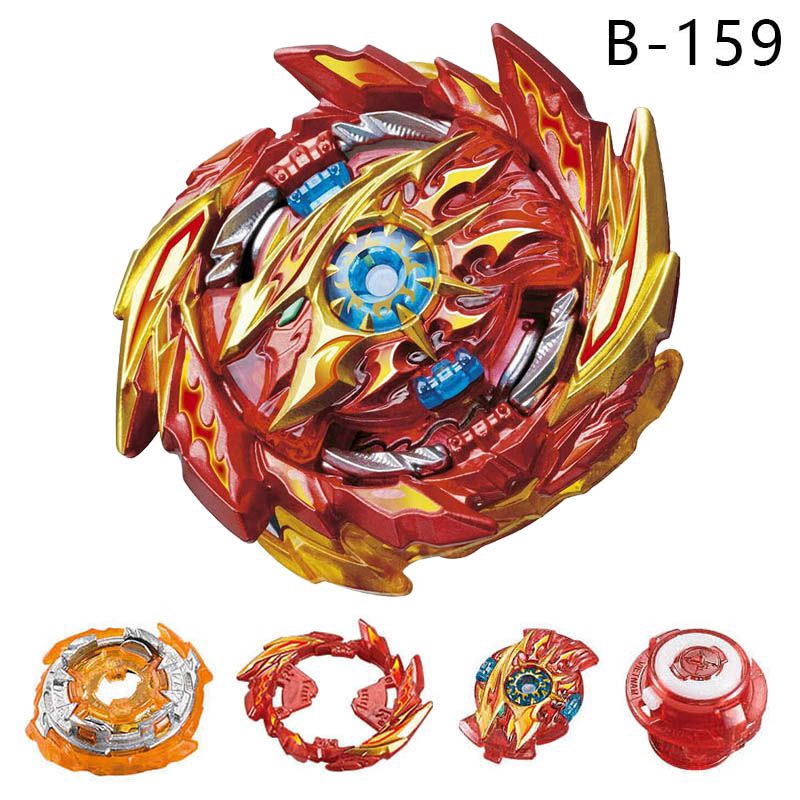 Bộ đồ chơi con quay chiến đấu Beyblade B159 TAKARA TOMY Burst Booster Super Hyperion. Xc kèm dụng cụ phóng con quay