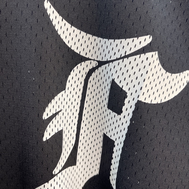⚡️ - Áo mesh tee Fear of God Mesh Batting Practice Jersey Black, áo bóng chày FOG