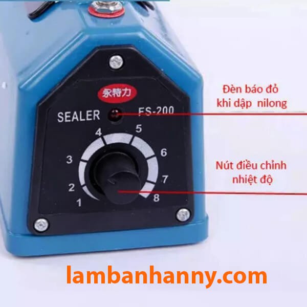 [GIÁ SỐC] MÁY HÀN MIỆNG TÚI NILONG, TÚI ZIP, DẬP TAY PFS 40cm SIÊU BỀN + Tặng kèm 1 Thanh Dây Hàn