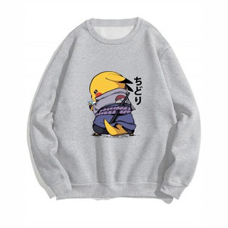 Áo sweater Unisex nam nữ in Pokemon (NHIỀU MÀU) chất liệu vải nỉ bông