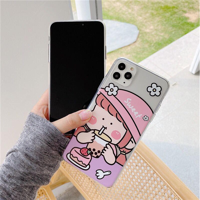 Ốp lưng xiaomi redmi note 8/ note 8 pro/redmi 9A/ redmi 9/ redmi note 7/ redmi 8 mẫu trà sữa sweet cực đẹp siêu rẻ