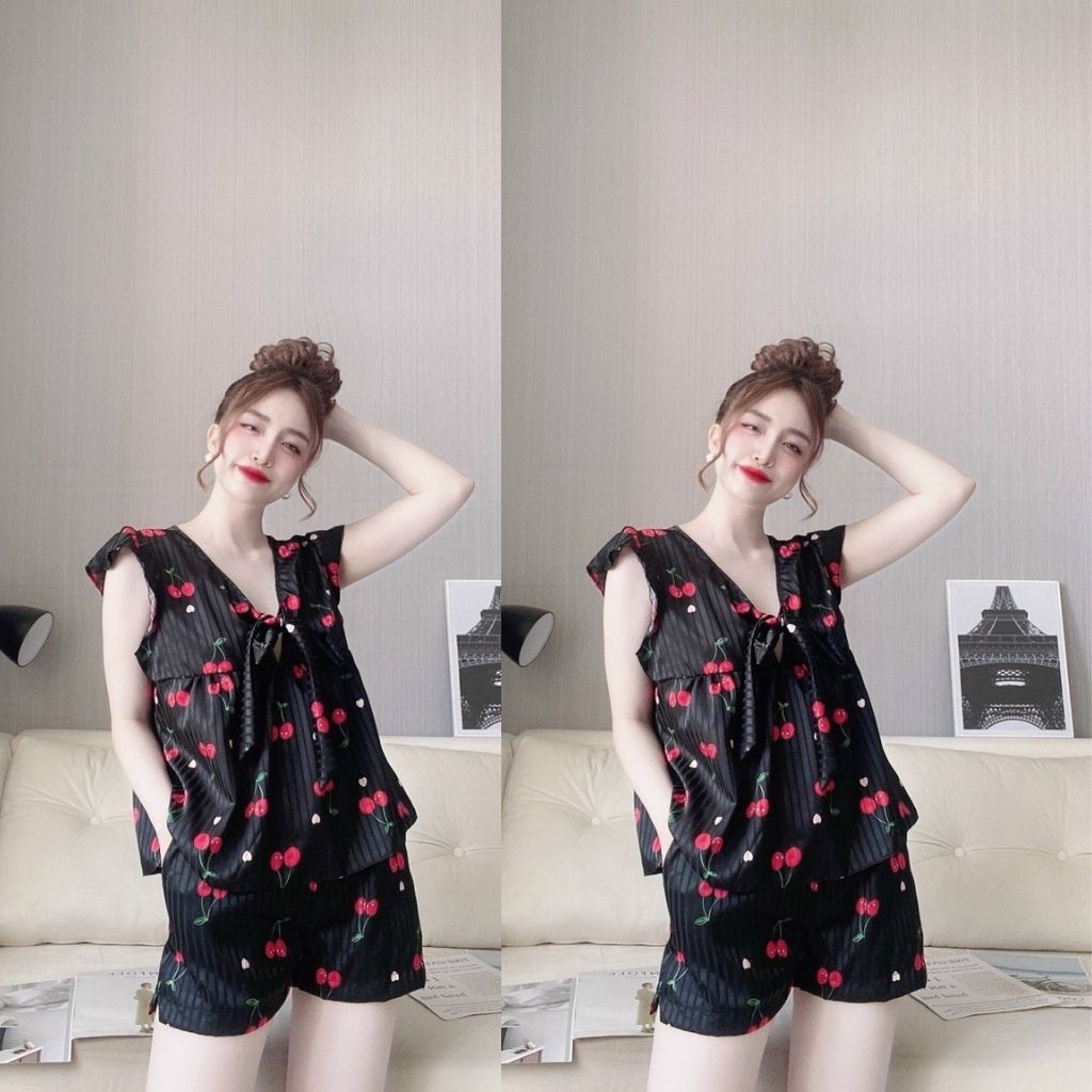 Đồ Ngủ Nữ BIGSIZE Đồ Ngủ Sexy lụa Satin Babydoll cao cấp mềm mại xinh xắn < 62KG | BigBuy360 - bigbuy360.vn