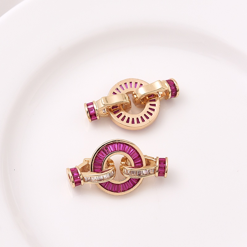 Vòng Đeo Tay Mạ Vàng 14K Đính Đá Zircon Ngọc Trai Nhân Tạo diy