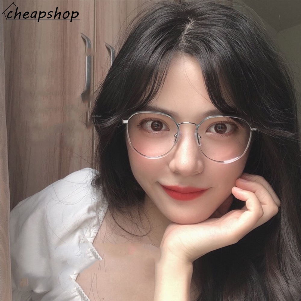 Kính mát IF YOU gọng nhựa trong suốt chống bức xạ thời trang cho nữ