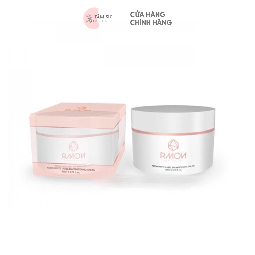 Kem Dưỡng Trắng Da Body Tế Bào Gốc Rmon White Label Dia Whitening Cream 200ml