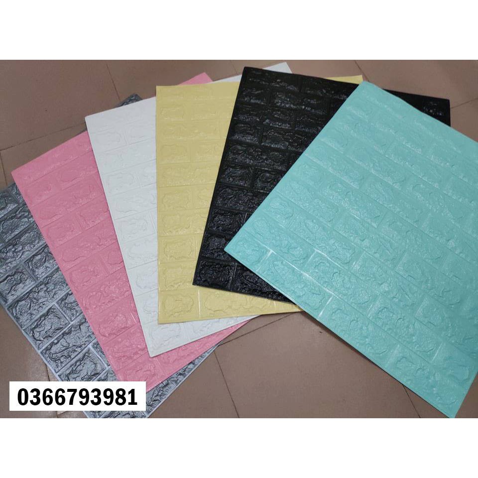 combo 30 tấm xốp dán tường 70cm x77 cm dày 5mm