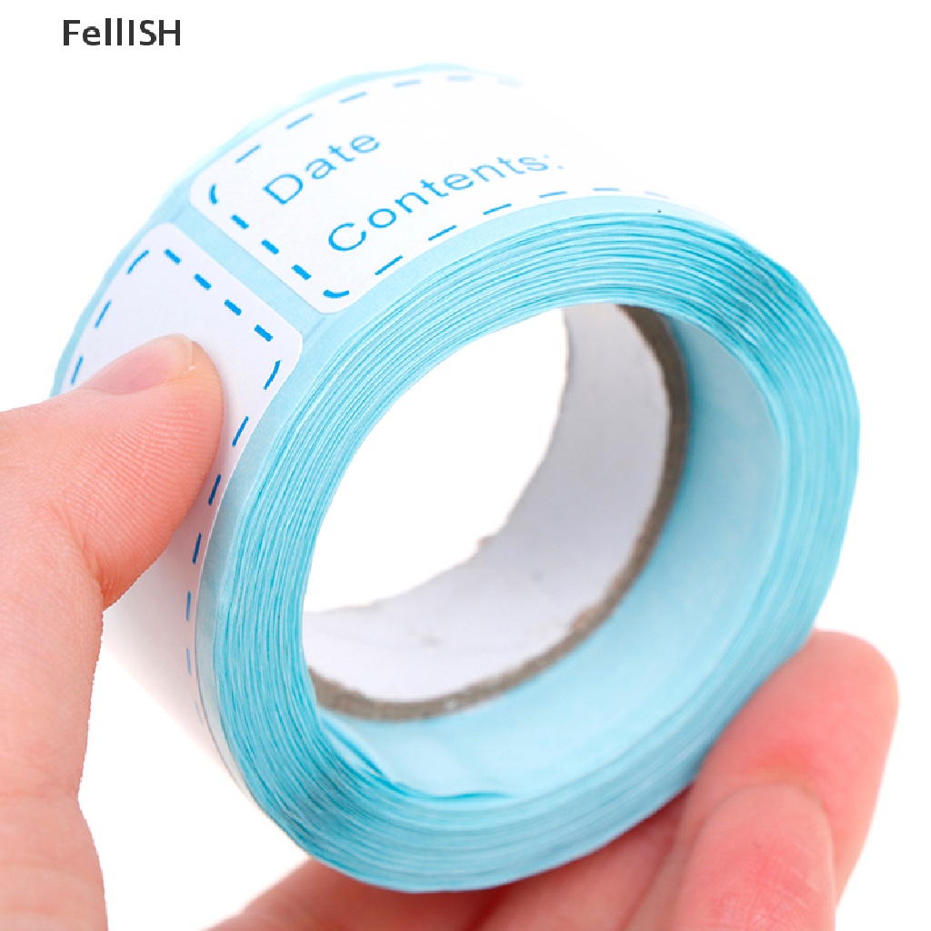 [Felli] Refrigerator Freezer Food Storage Date Label Content Stickers for Bottle Jar 439br