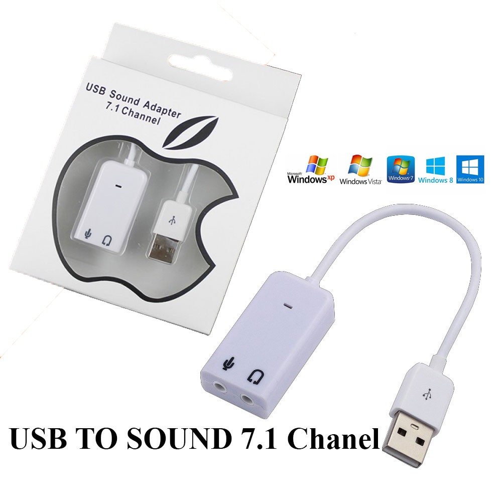 Cáp chuyển đổi USB to Sound âm thanh 7.1 - USB TO SOUND 7.1