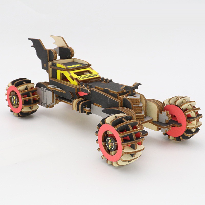 Đồ chơi lắp ráp gỗ 3D Mô hình Xe Batman Bat Mobile