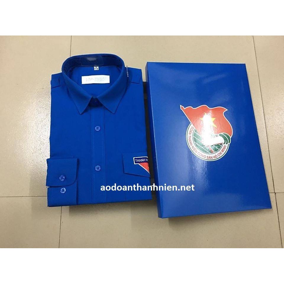 Áo đoàn thanh niên sơ mi nam nữ dài tay cao cấp Ocean Uniform