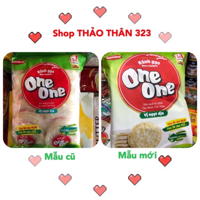 Bánh Gạo One One Vị Ngọt Dịu 150g