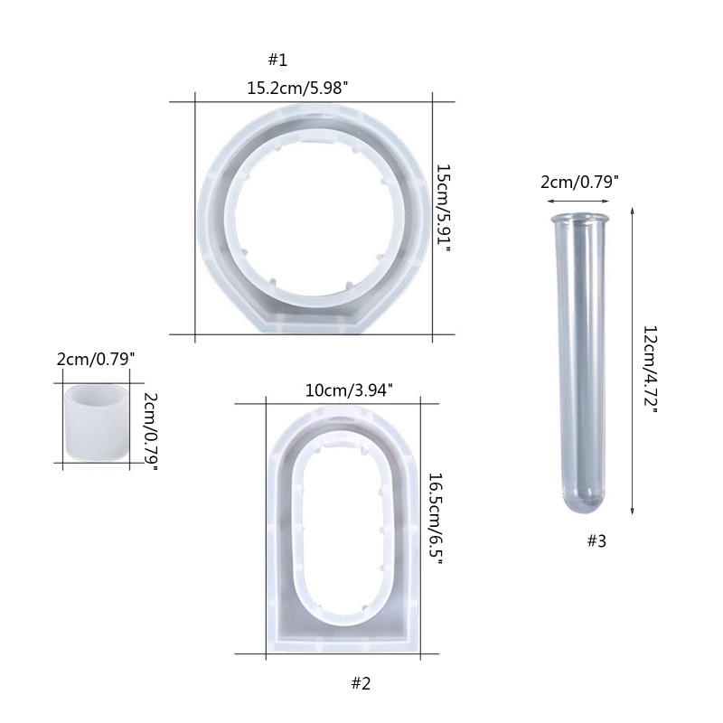 Khuôn Silicone Làm Chậu Cây Thủy Canh Chuyên Dụng