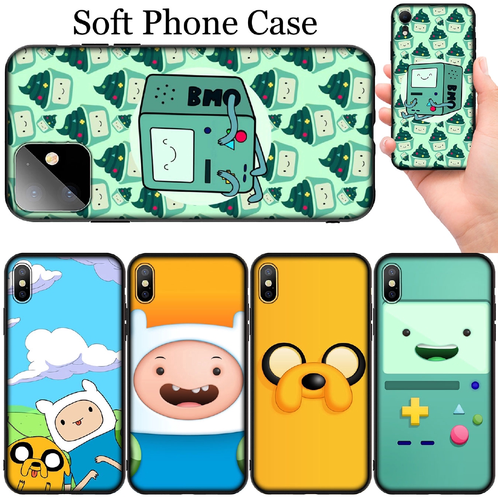 Ốp điện thoại silicon TPU mềm họa tiết Adventure Time BMO cho iPhone 11 Pro XR X XS Max 7 8 6 6s Plus