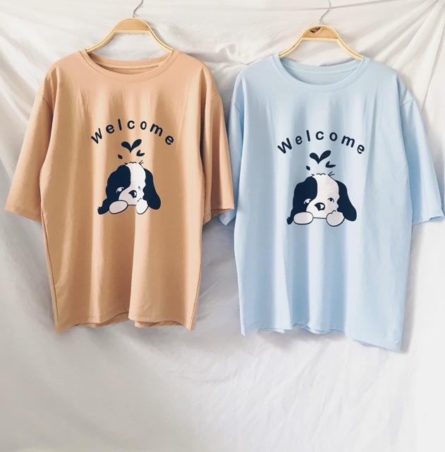 🐳 Áo tay LỞ IN HÌNH CÚN CUTE FROM rộng free size