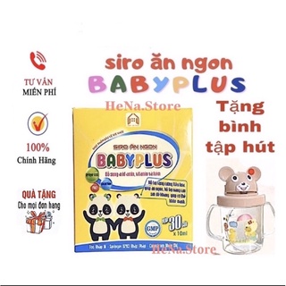 SIRO ĂN NGON BABYPLUS GIÚP BÉ HẾT BIẾNG ĂN - HẾT TÁO BÓN - TĂNG CÂN - TĂNG SỨC ĐỀ KHÁNG