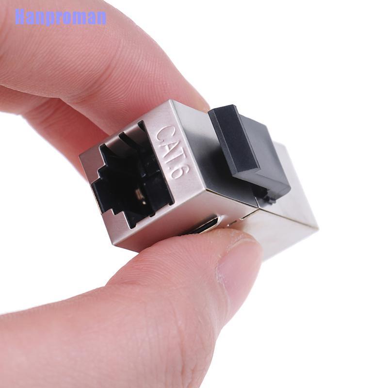 Hm> 1Pc CAT6 Network Module RJ45 Connector Coupler Ethernet Keystone Jack