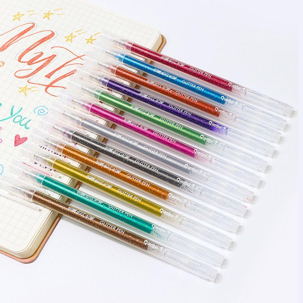 Bộ 12 Bút Mực Gel Màu Lấp Lánh Xinh Xắn