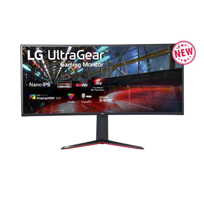 Màn hình máy tính LG UltraGear™ 37.5'' Nano IPS Cong QHD 144Hz 1ms (GtG) VESA Display HDR™ 600 NVIDIA® G-SYNC®