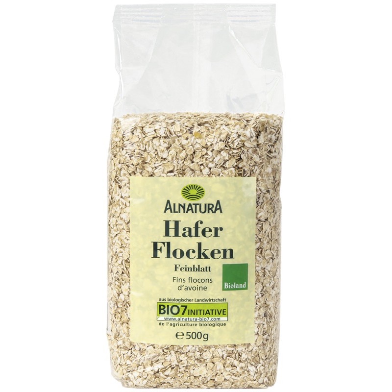 YẾN MẠCH ĐỨC ALNATURA HAFER FLOCKEN CÁN VỠ SIÊU SẠCH 500G