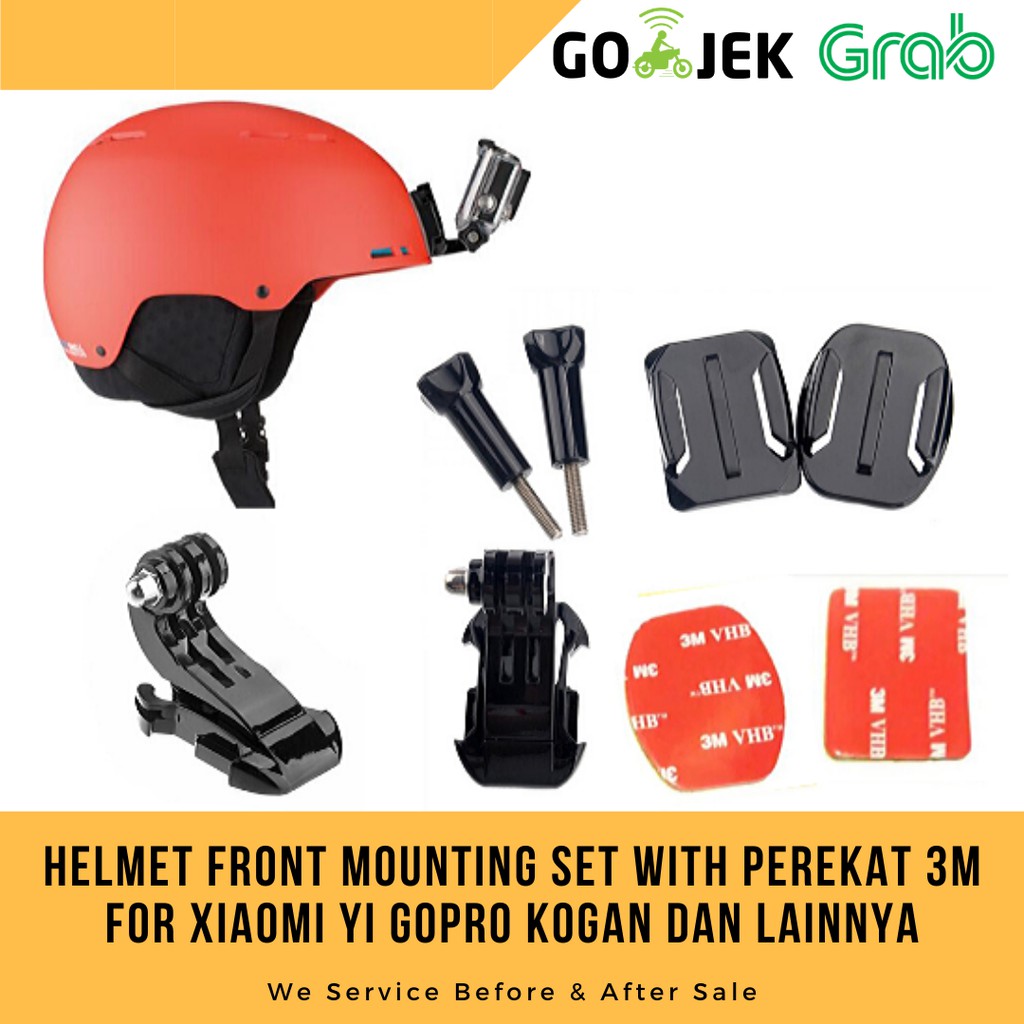 Đế Gắn Nón Bảo Hiểm Cho Camera Hành Trình Gopro Xiaomi Yi Kogan Sjcam Brica Bpro