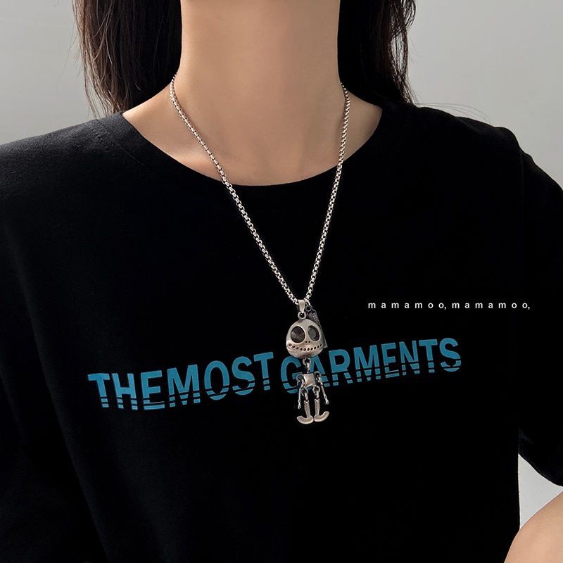 Dây chuyền mặt hình người ngoài hành tinh thời trang hiphop chất lượng cao