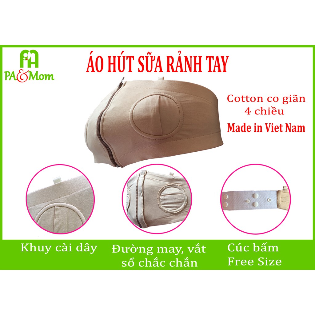 ❤️ Free ship 50k ❤️Áo hút sữa rảnh tay PA&Mom