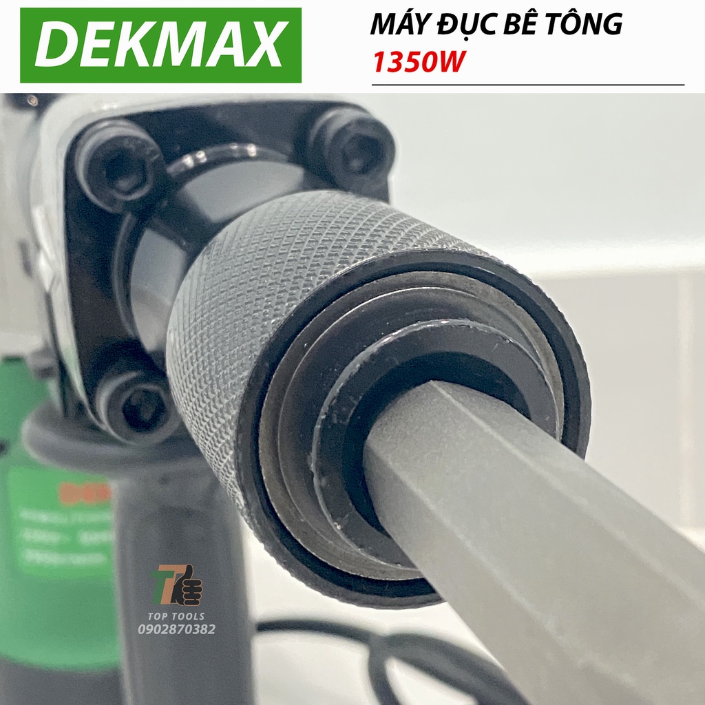 Máy đục bê tông, Máy đục bê tông Dekmaxx, 1350W, tặng 2 mũi khoan bê tông cao cấp