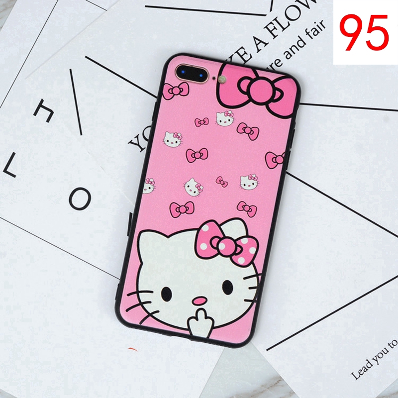 HELLOKITTY Bảo Vệ Ốp Điện Thoại Mềm Họa Tiết Hello Kitty Dập Nổi Cho Xiaomi Redmi 7a Redmi K20 Redmi 3s