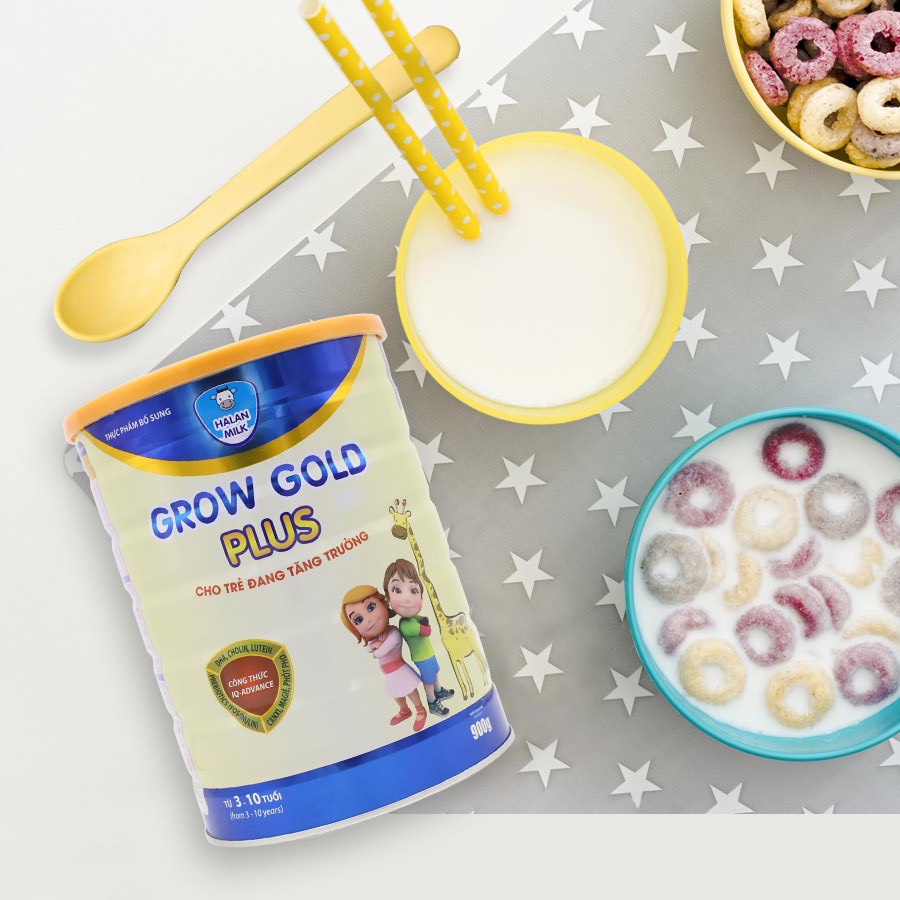 Sữa Grow gold plus 400g - giúp tăng chiều cao,phát triển toàn diện cho trẻ,Halanmilk