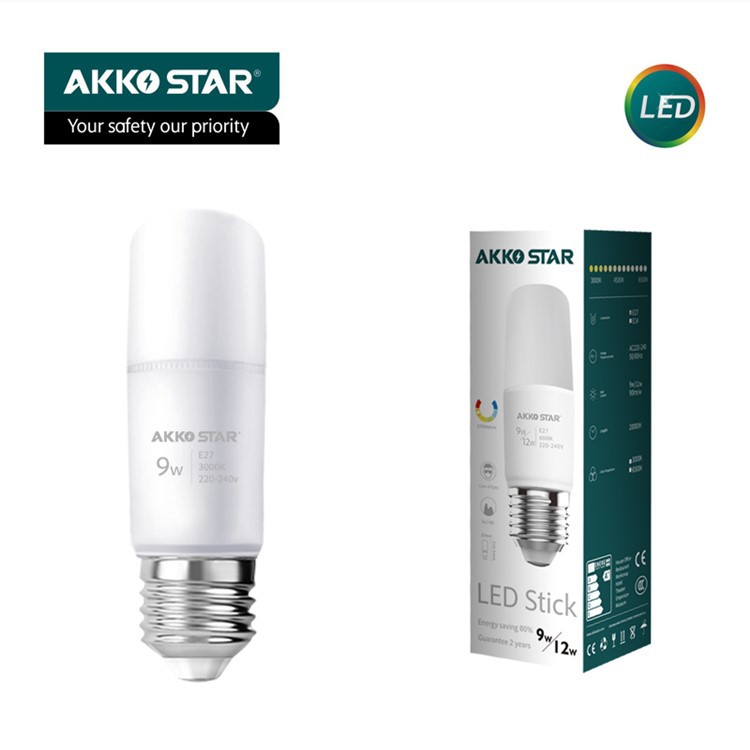 Bóng Đèn LED AKKO STAR 7W 9W 12W ánh sáng trắng