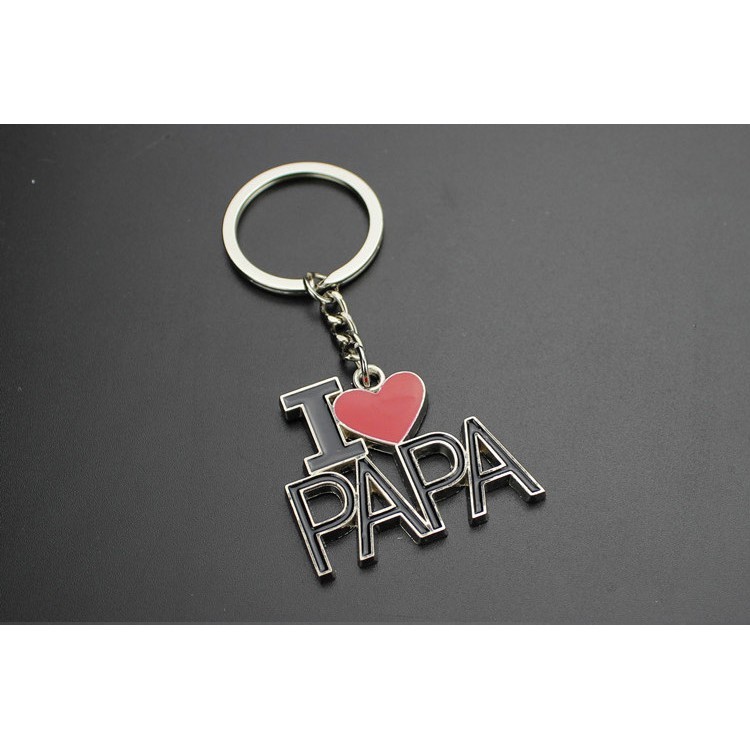 Móc chìa khóa yêu thương I LOVE PAPA