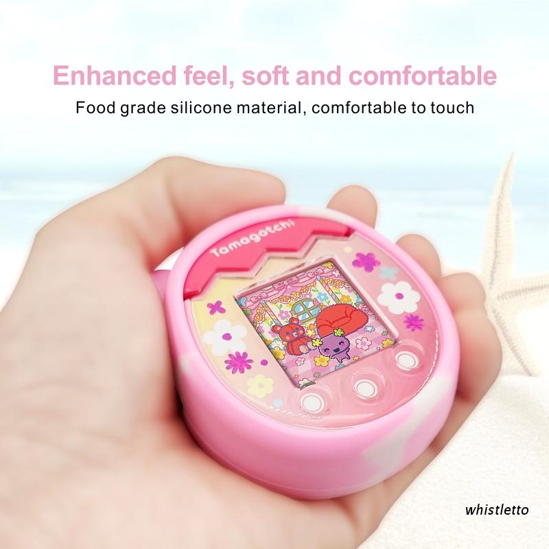 Ốp Máy Chơi Game Nuôi Thú Ảo Tamagotchi Pix Bằng Silicon Gắn Dây Đeo Tiện Dụng