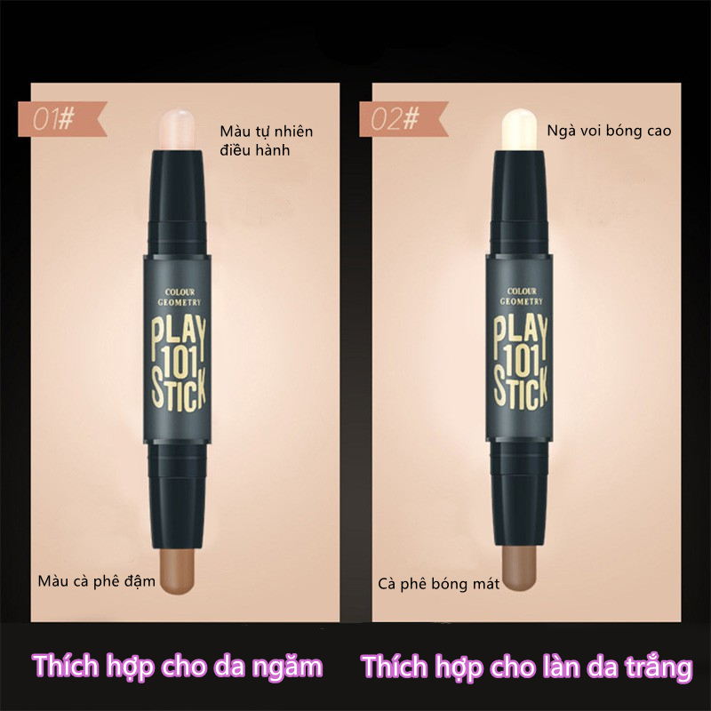 Bút che khuyết điểm tàn nhang dòng Play 101 phong cách Trung Quốc Mỹ Latinh hai đầu | BigBuy360 - bigbuy360.vn