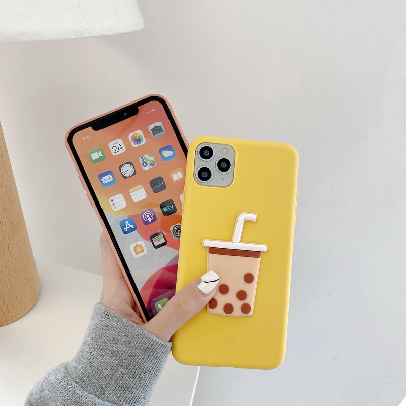 Ốp Lưng Hình Ly Trà Sữa 3d Cho Xiaomi Redmi 8 9A 9T Note 8 9 Pro 9s 8a 5a Prime Note 10 Pro 5 7 5 Plus MI A3 Note 4 4x Mi A2 Lite