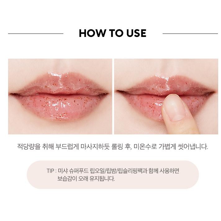 Tẩy Tế Bào Chết Môi Missha Superfood Apricot Lip Scrub | BigBuy360 - bigbuy360.vn