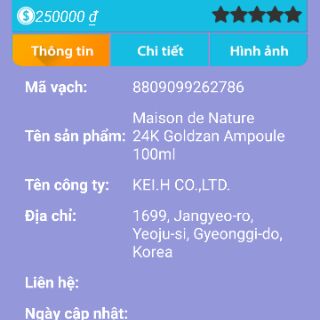 Tinh chất dưỡng da vàng 24k