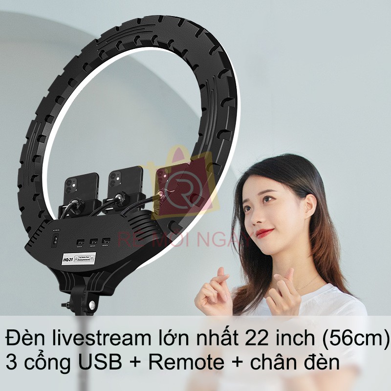 Đèn Livestream Bán Hàng, Phun Xăm, Nối Mi, Spa Size 54cm - Size 56 - Size 45