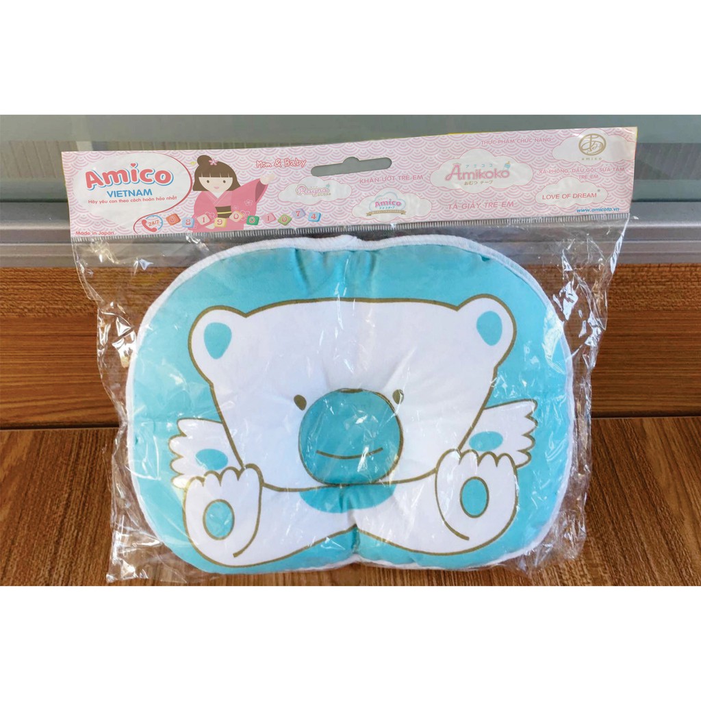 Gối trẻ em sơ sinh cao cấp AMICO
