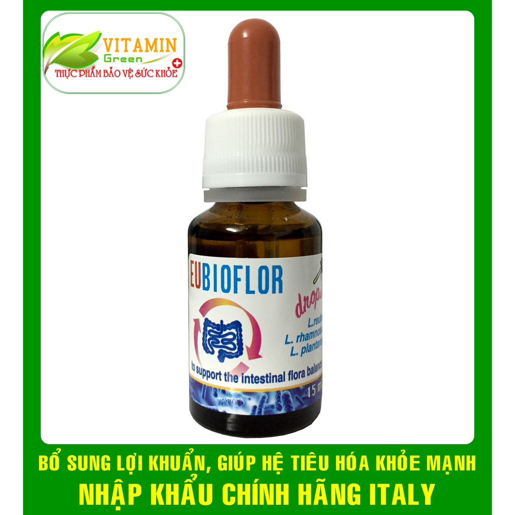 EUBIOFLOR BỔ SUNG LỢI KHUẨN, HỖ TRỢ TIÊU HÓA (15ml) | NHẬP KHẨU CHÍNH HÃNG ITALY