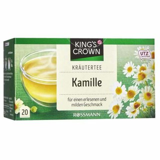 Trà hoa cúc King Crown của Đức gói nhúng hương thơm hoa cúc, thanh nhiệt,giải độc, tiêu hóa tốt