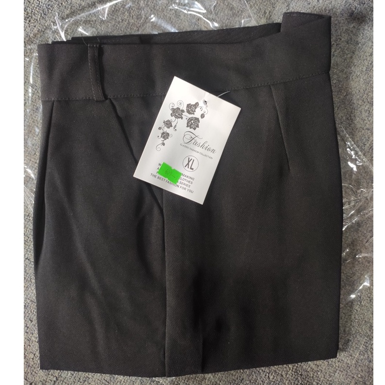 Quần tây baggy nữ công sở cạp có đai lưng cao màu đen mềm dáng dài khuy lệch Quần vải nữ cạp cao ống đứng mặc đi học đẹp