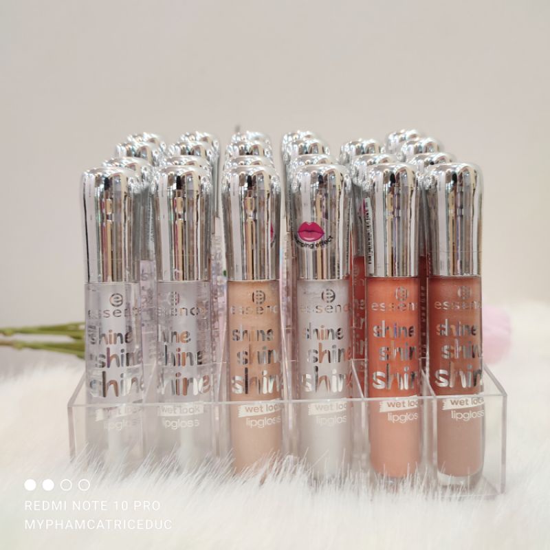 [Bill Đức]Son bóng nhũ ánh kim cương Essence Lipglow.