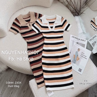 ĐẦM BODY LEN SỌC (KÈM VIDEO HÌNH THẬT)