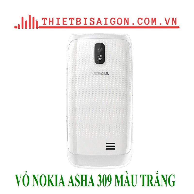 VỎ NOKIA ASHA 309 MÀU TRẮNG
