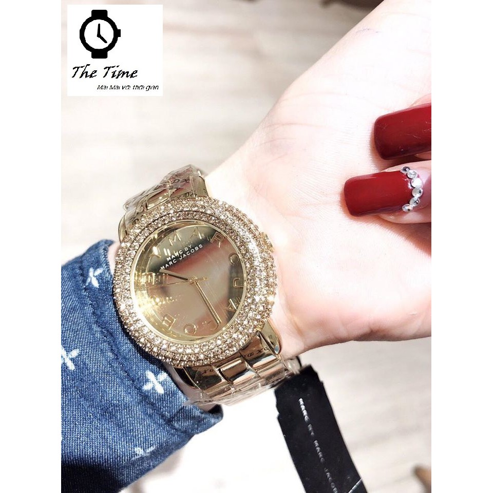 ( Sẵn 3 màu ) Đồng Hồ Nữ Marc by Marc Jacobs Marci Silver MBM3190 & Gold MBM3191 & Rose Gold MBM3192 Case 36mm. 3ATM | BigBuy360 - bigbuy360.vn