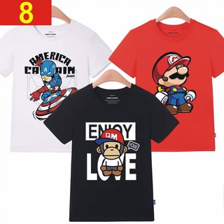 (Sẵn) Combo 3 áo thun bé trai có size to