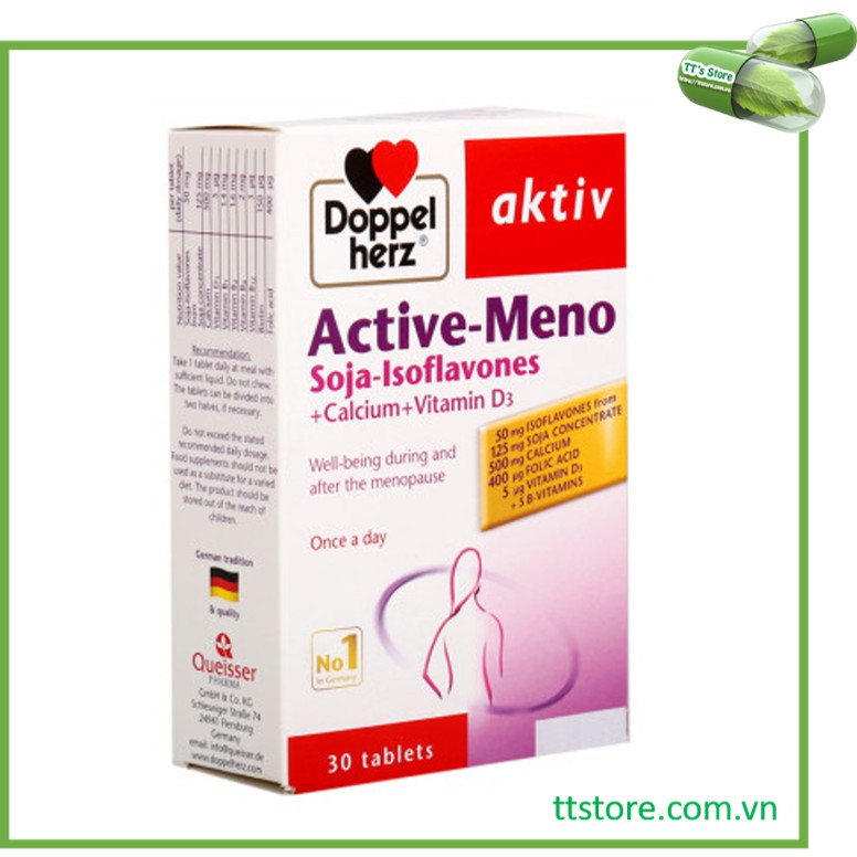 ACTIVE MENO DoppelHerz - Điều hòa nội tiết tố nữ - mầm đậu nành