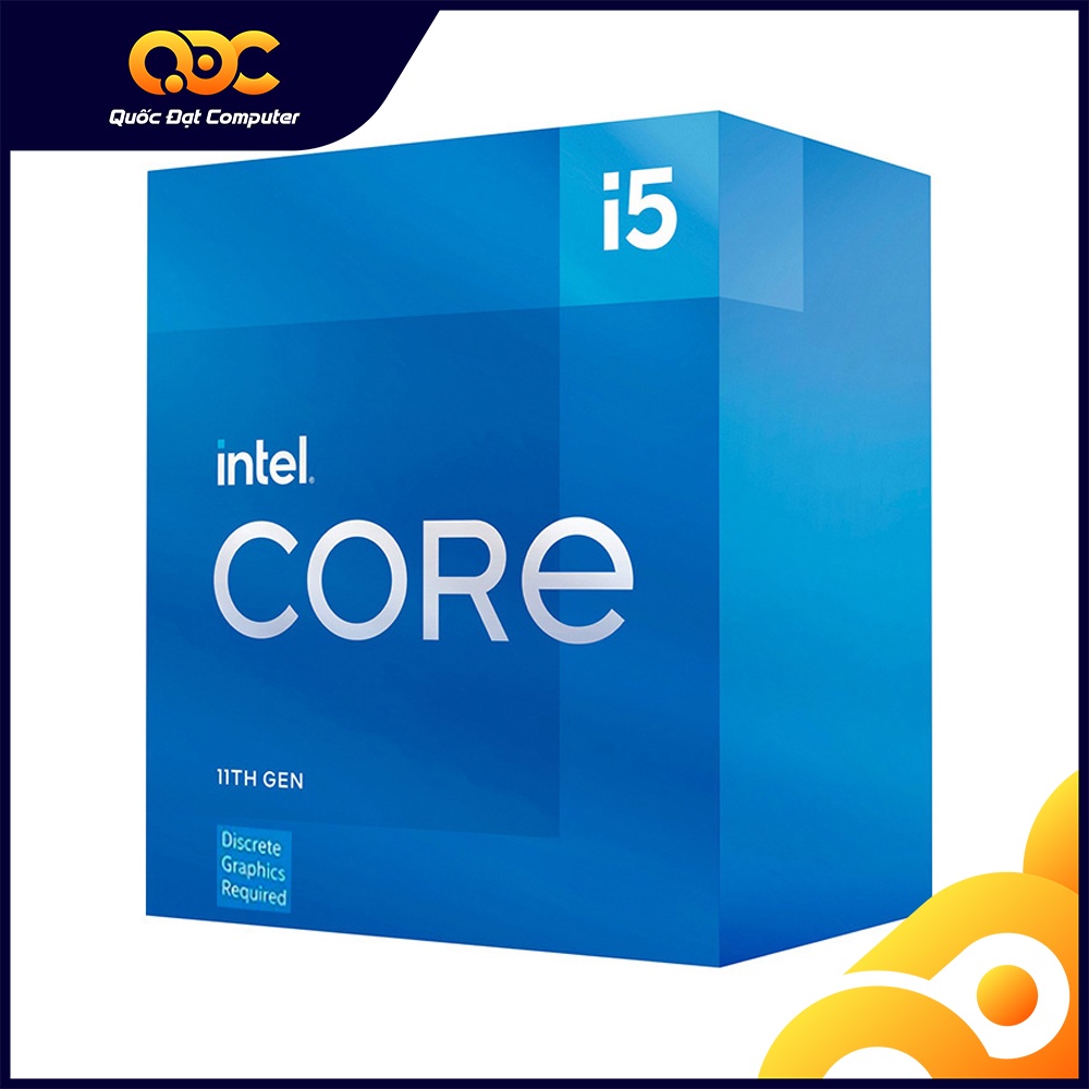 CPU Intel Core i5-11400F (2.6GHz turbo up to 4.4Ghz, 6 nhân 12 luồng, 12MB Cache, 65W) - Socket Intel LGA 1200